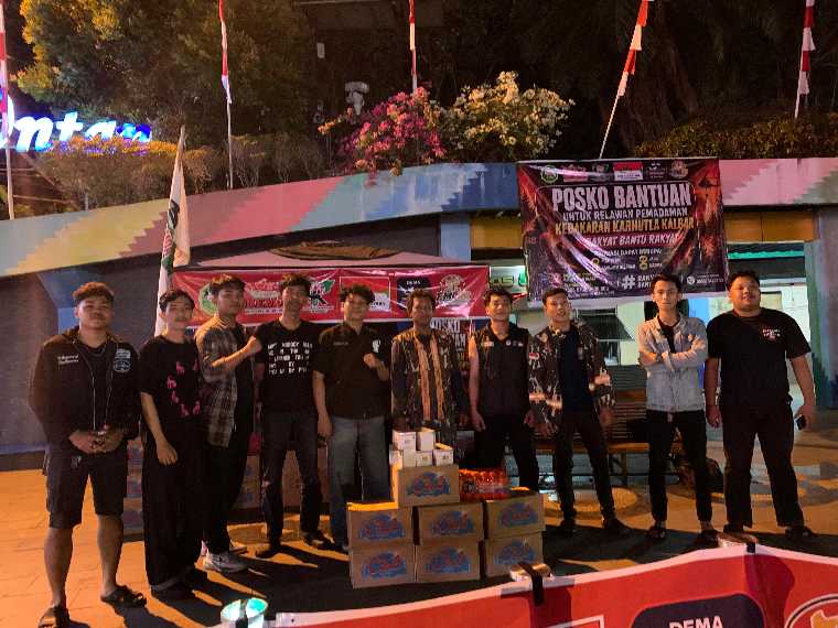 Pemuda dan Mahasiswa Kalbar Dirikan Posko Bantuan Lawan Kabut Asap, Masker dan Air Mineral Jadi Prioritas