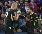 Manchester City Hajar Crystal Palace 4-1, Haaland Cetak Dua Gol di Selhurst Park