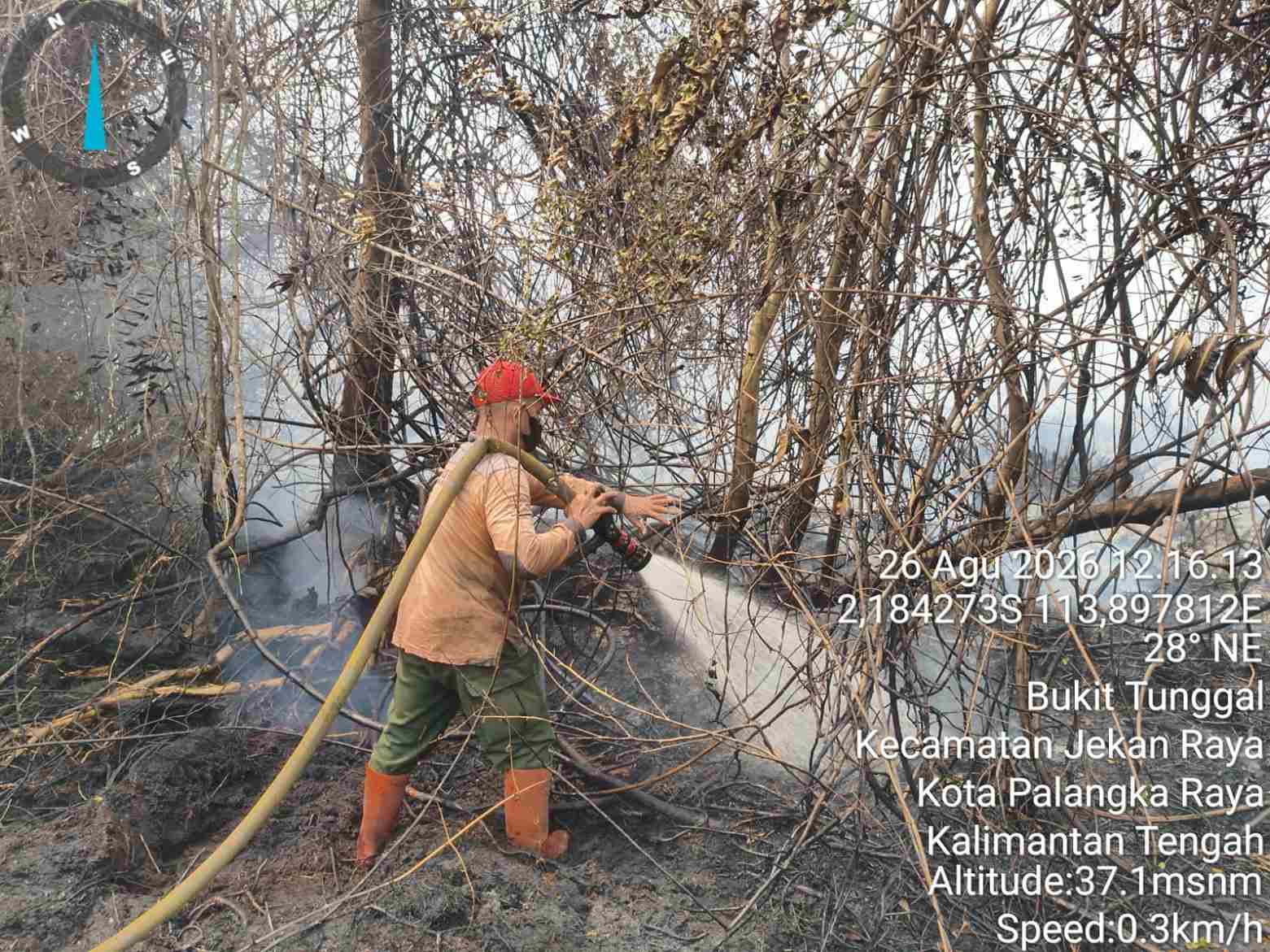 Karhutla Kalteng: 1.871 Titik Panas Terpantau, Waterbombing Digencarkan di Kotim dan Palangka Raya
