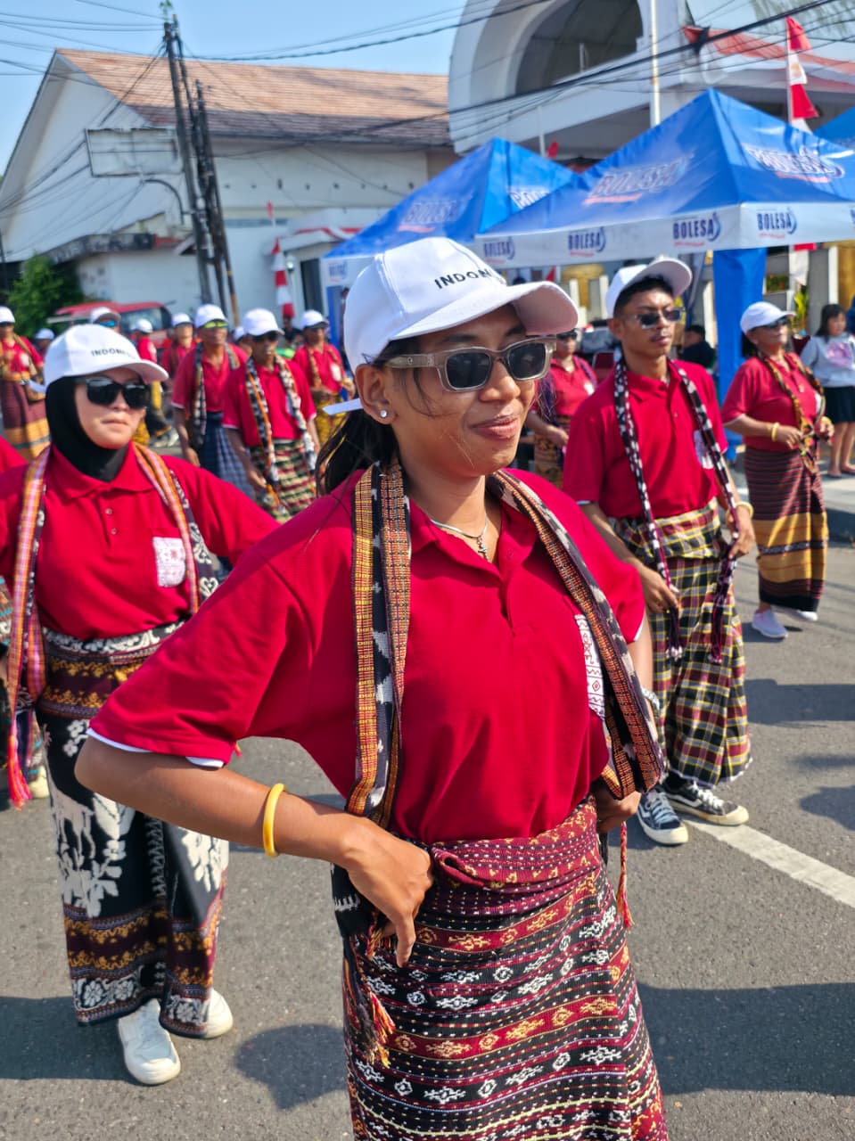 Karnaval HUT RI ke-81 di Pangkalpinang, Tim Flobamora Bangka Tampil Perdana dan Ajak Warga Lestarikan Budaya NTT
