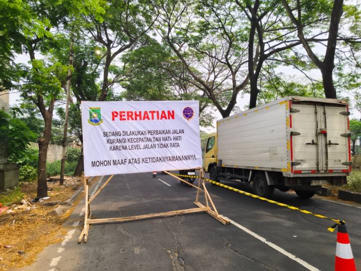 DPUPR Kota Tangerang Percepat Perbaikan Jalan Rusak, Masa Pemeliharaan 6 Bulan Tetap Jadi Tanggung Jawab Kontraktor