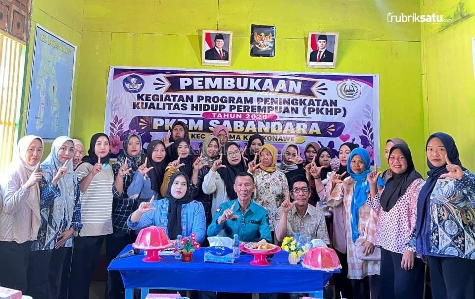 Perempuan di Latoma Konawe Dibekali Keterampilan Olah Sagu dan Kue Basah Lewat PKHP 2026