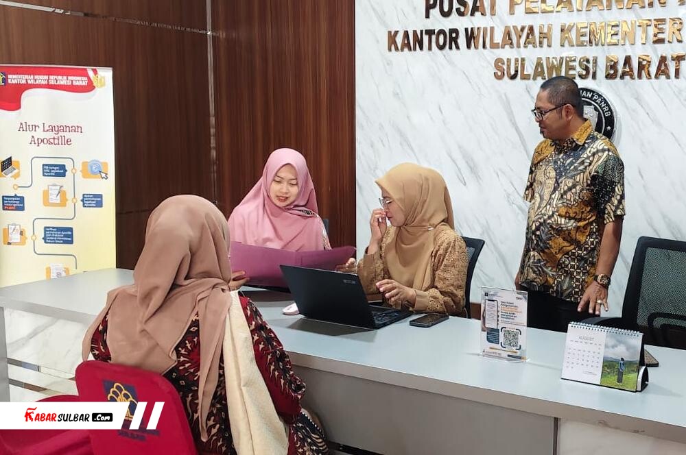 Kemenkum Sulbar Buka Layanan Apostille Fast-Track di Hari Libur, Proses Dokumen Selesai di Hari yang Sama