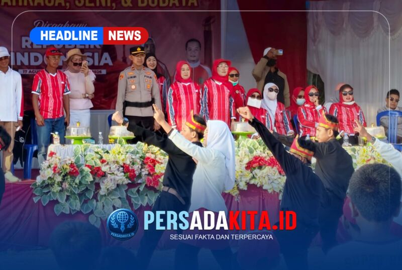 23 Barisan Adu Kekompakan di Gerak Jalan Indah HUT ke-81 RI, Rute 2,4 Kilometer Mewarnai Porseni Anggaberi