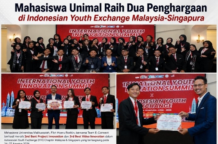 Mahasiswa Unimal Fikri Hoeru Rozikin Bawa Pulang Dua Penghargaan di Indonesian Youth Exchange Malaysia-Singapura