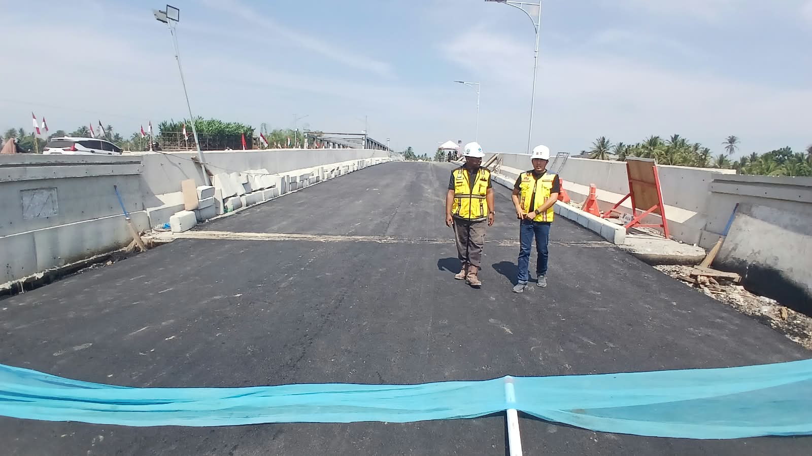 Jembatan Baru Krueng Tingkeum Kutablang Bireuen Ditargetkan Dibuka Uji Coba 20 September, Kendaraan Kecil Bisa Lintas