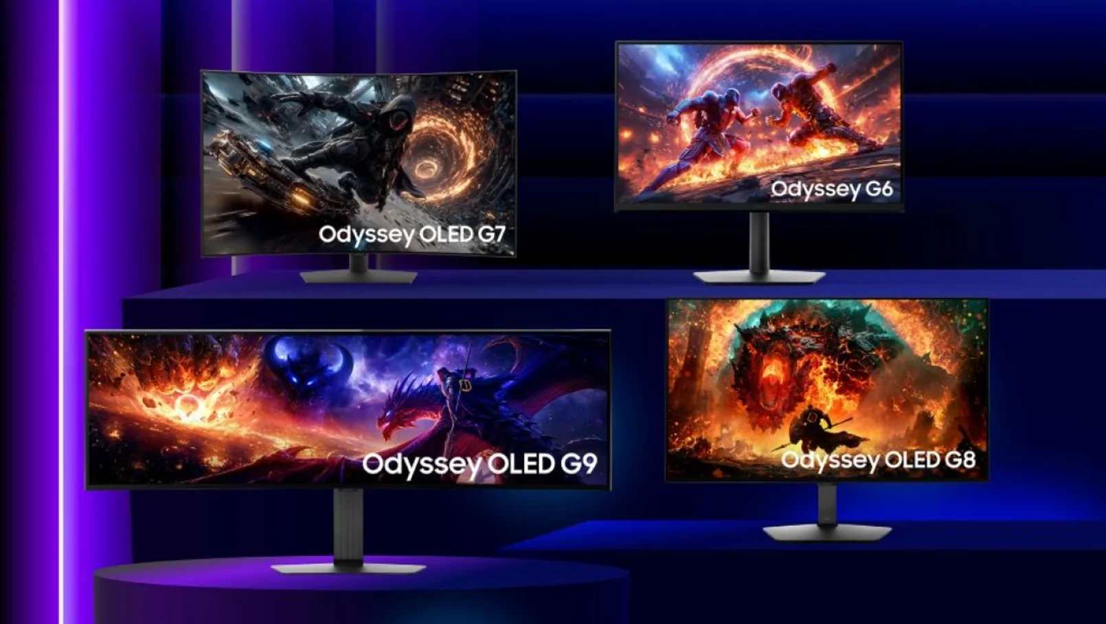 Samsung Rilis 4 Monitor Gaming OLED Odyssey di Gamescom 2026, G6 Tembus 1.100Hz