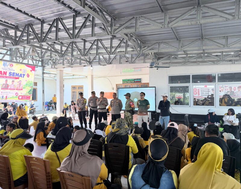 Mahasiswa STIK dan Polda Kaltim Turun ke Kutim-Paser, Edukasi Warga Cegah Karhutla dengan Cara Humanis