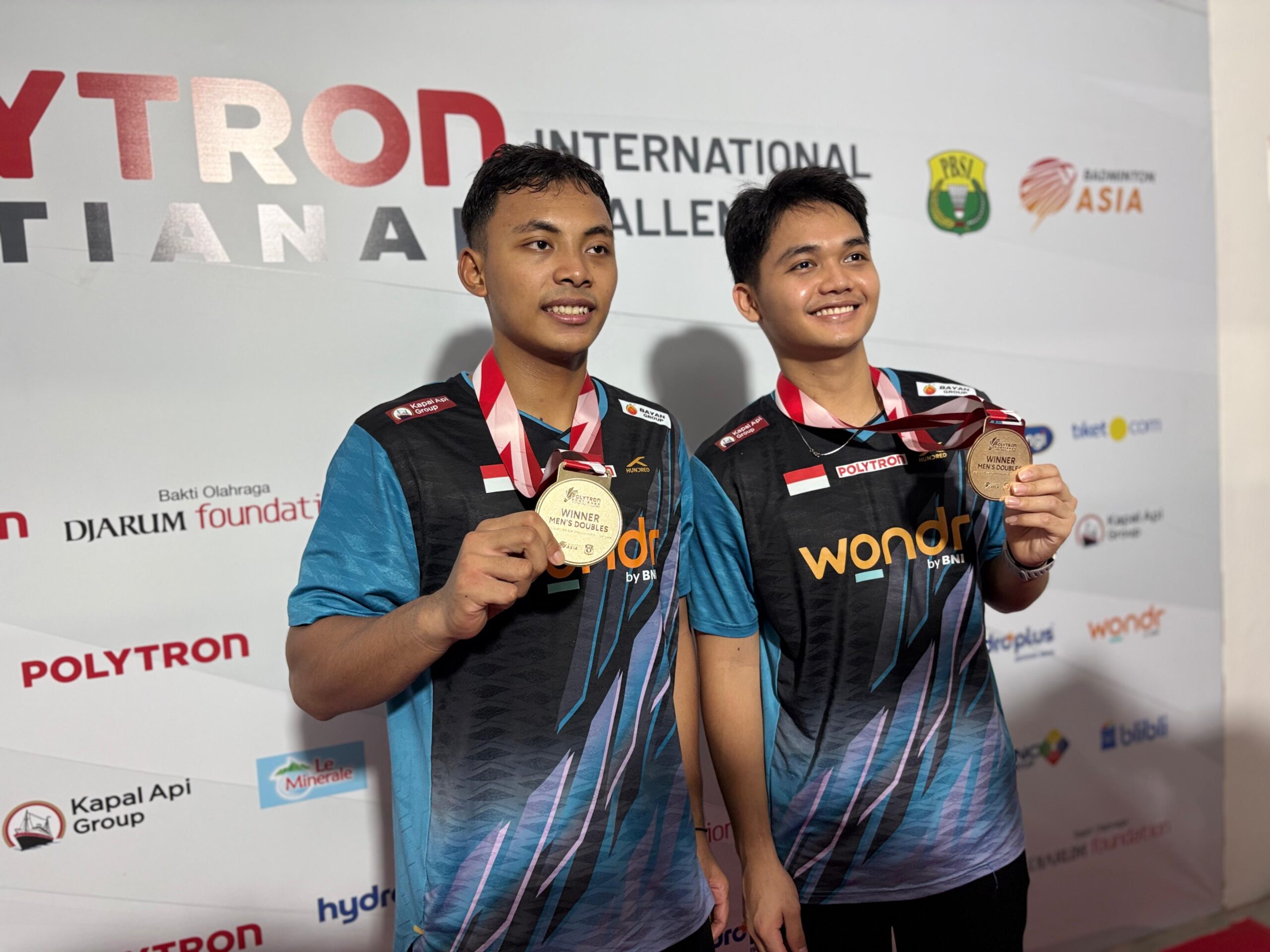 Prasetyo/Ramadhan Juara Polytron Pontianak International Challenge 2026, Pasangan Baru Langsung Taklukkan Final