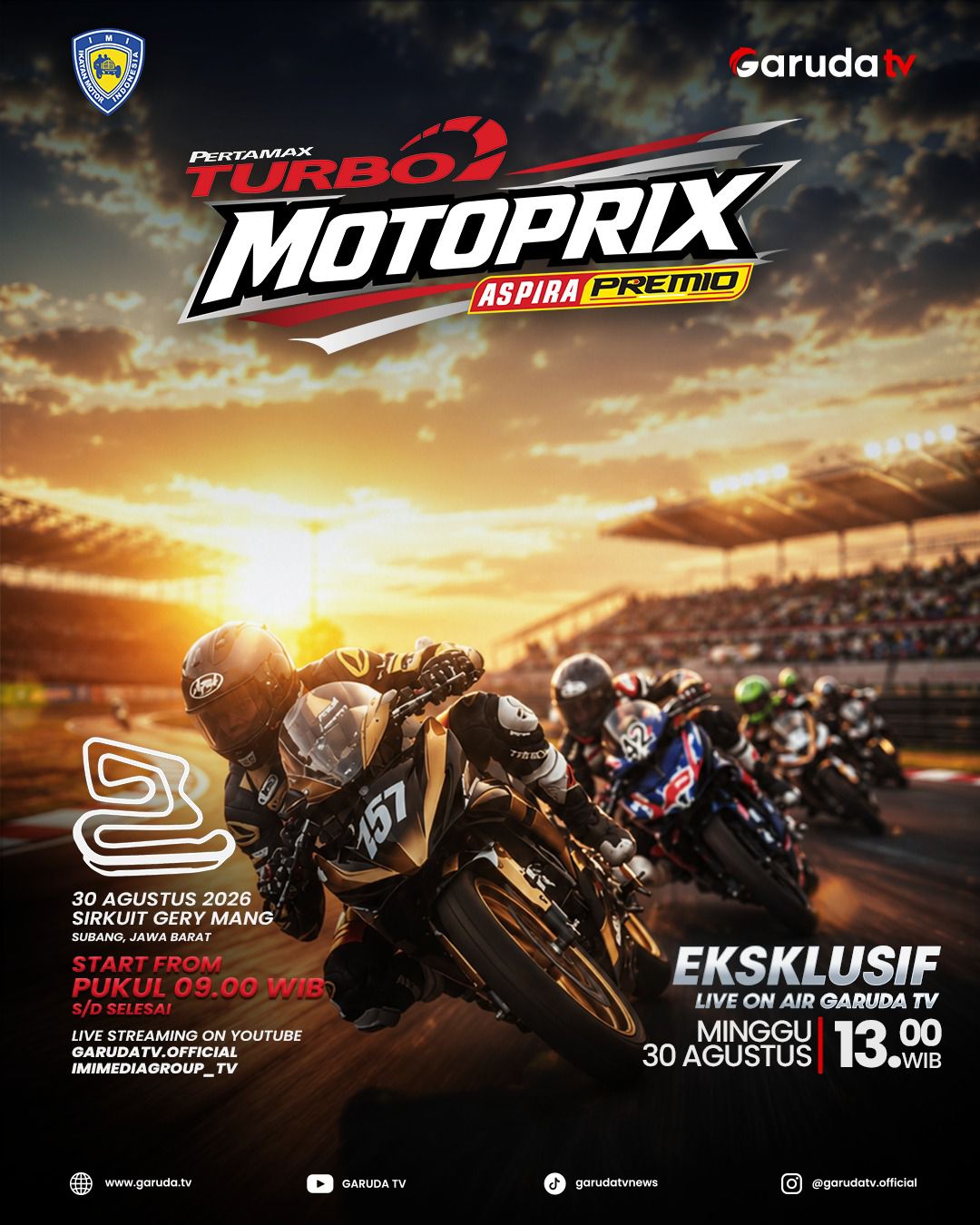 Pertamina Patra Niaga Resmi Dukung Kejurnas MotoPrix 2026, Pertamax Turbo Jadi Bahan Bakar Resmi Balapan di Sirkuit Subang