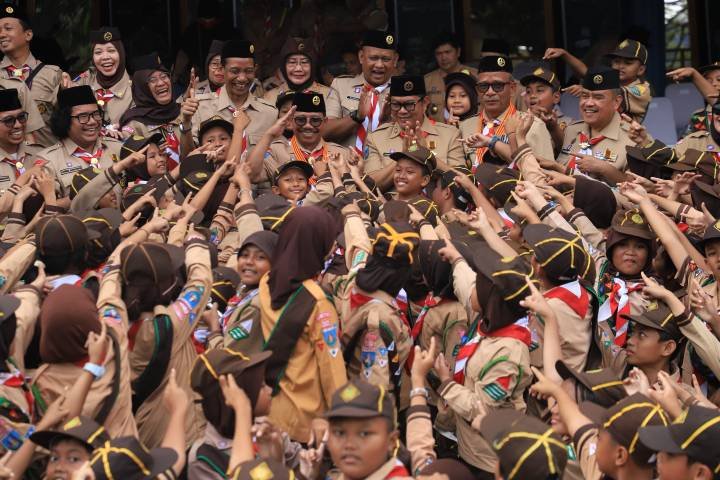Ribuan Anggota Pramuka Se-Kota Tangerang Padati Lapangan Ahmad Yani, Wali Kota Tekankan Pembentukan Karakter Generasi Muda