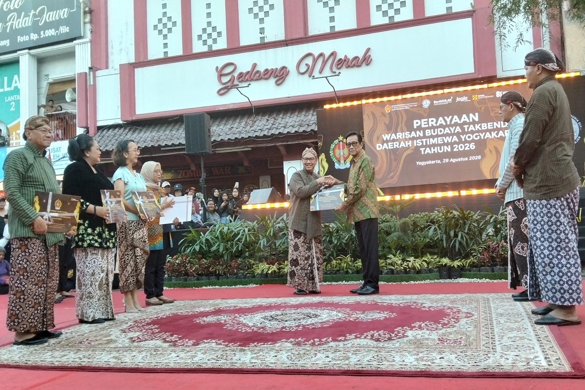 Kota Jogja Raih 11 Sertifikat Warisan Budaya Takbenda DIY 2025, Terbanyak dari Enam Wilayah