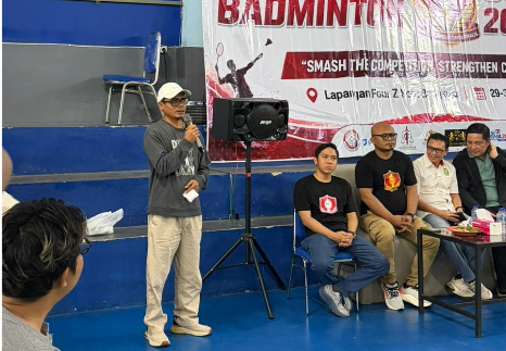 80 Tim Bertanding di Turnamen Badminton AMJ Cup 2026 Bengkulu, Ketua KONI Tekankan Sportivitas
