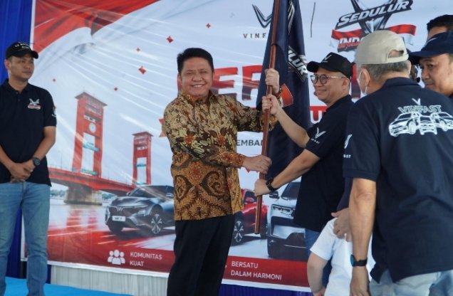 Gubernur Sumsel Resmikan Komunitas VinFast Sedulur Palembang, Targetkan Perluasan Charger