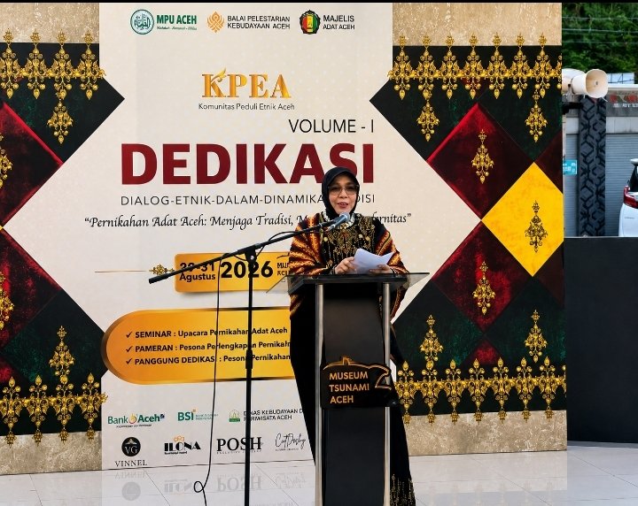 Wali Kota Banda Aceh Illiza Buka DEDIKASI Vol. I, Forum KPEA Bahas Tata Cara Perkawinan Adat Aceh di Tengah Modernitas