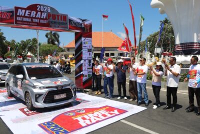 Buleleng Paten Merah Putih Bali Wisata Rally 2026 Resmi Dimulai, Wabup Supriatna Lepas Ratusan Peserta di Praja Mandala