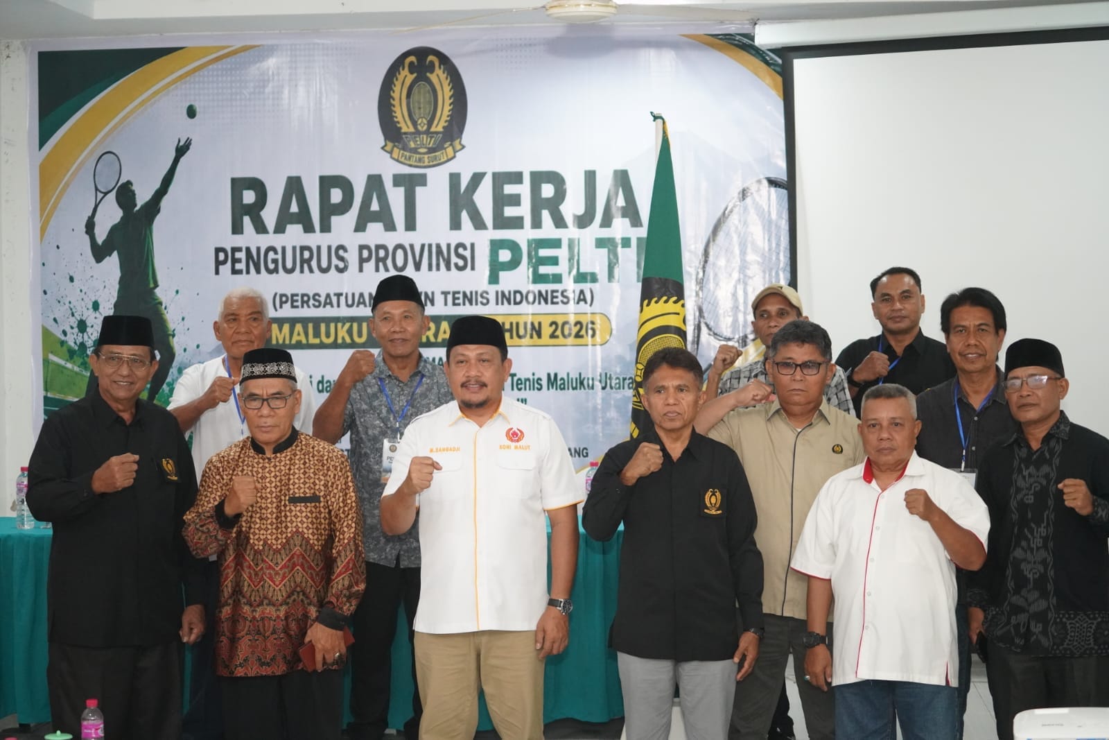 PELTI Malut Gelar Rakerprov di Ternate, Targetkan Regenerasi Atlet Muda dan Revitalisasi Lapangan Tenis