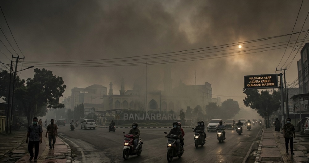 11 Wilayah di Kalsel Diselimuti Udara Kabut Hari Ini, Hanya Kotabaru yang Cerah