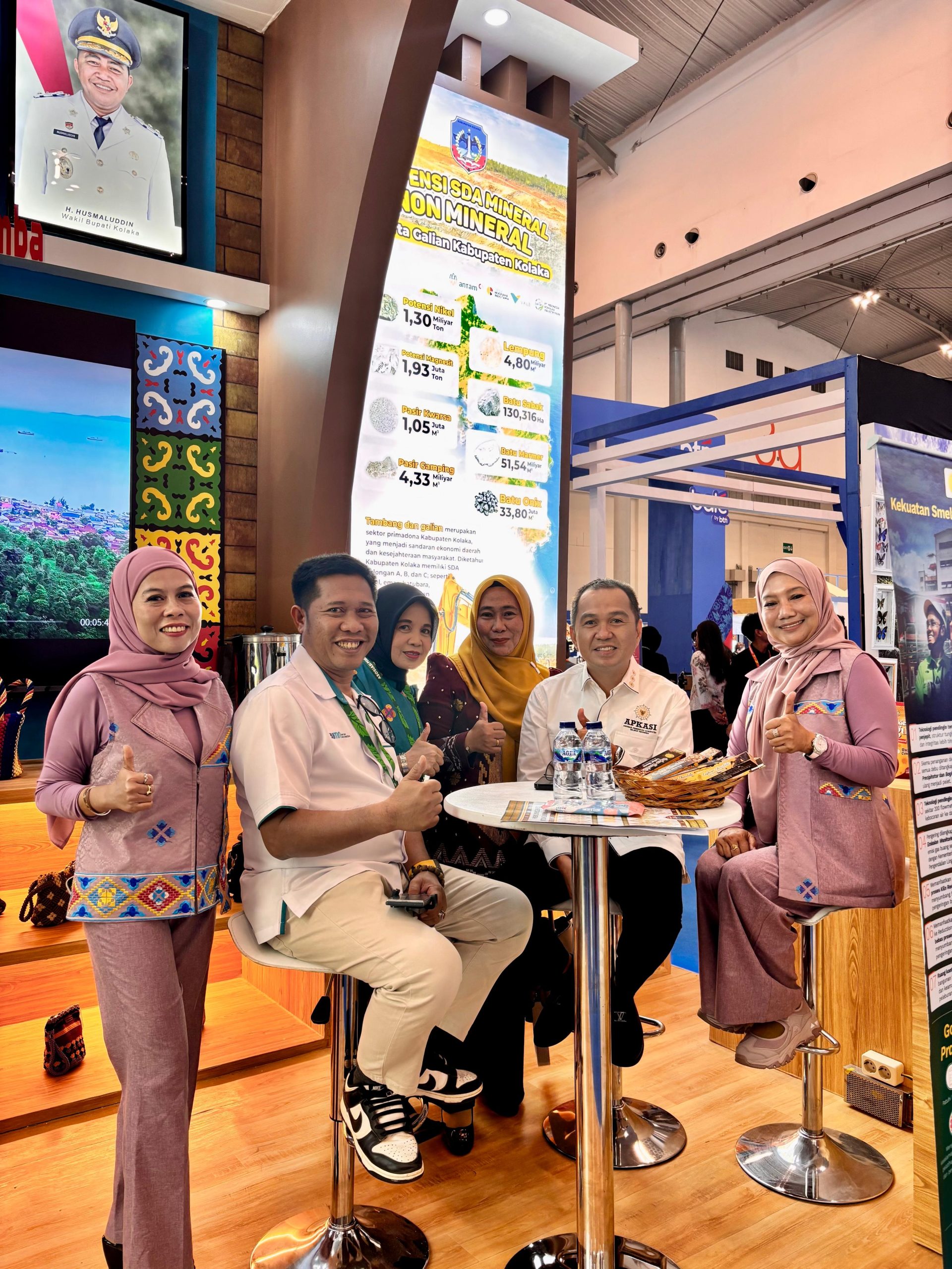 Kolaka Bangga Bawa 'Low Carbon Shot Nickel' Antam ke APKASI Expo 2026, Bupati Amri Pamerkan Potensi Nikel ke Calon Investor