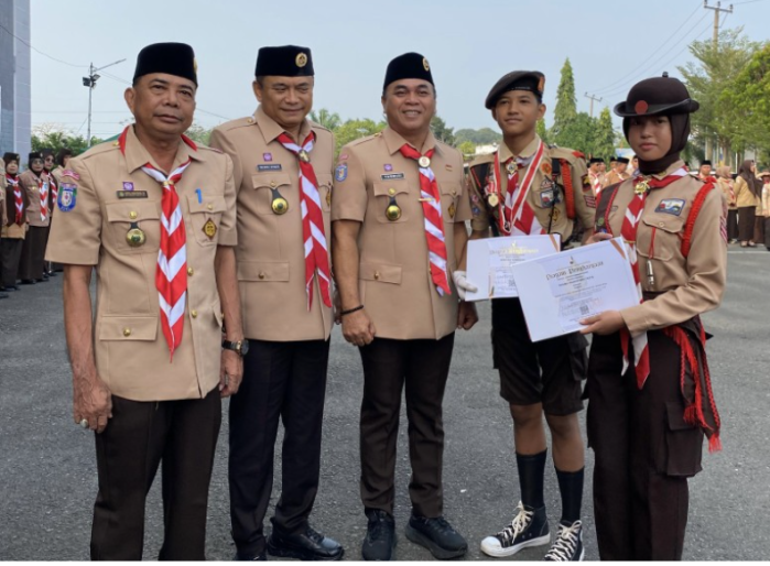 Bupati Rachmat Riyanto Pimpin Apel Besar Hari Pramuka ke-65 di Bengkulu Tengah, Ajak Generasi Muda Jaga Semangat Pengabdian