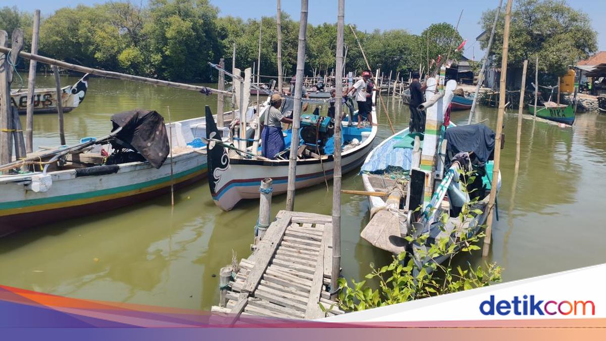 Nelayan Gisik Cemandi Sidoarjo Kembali Tak Melaut Gegara Cuaca Ekstrem, Pilih Perbaiki Jaring