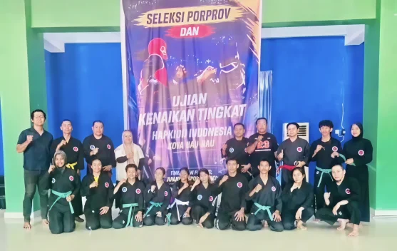 Hapkido Baubau Saring 17 Atlet Jelang Porprov Sultra di Kendari, Target Sabuk Merah Jadi Syarat Utama