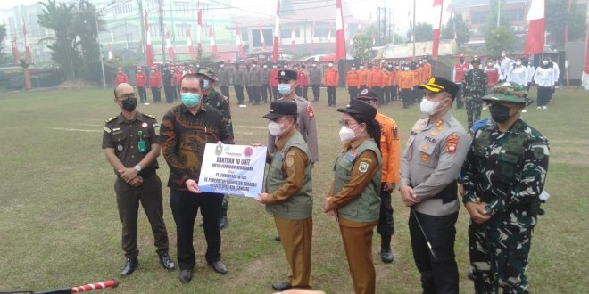 Bantuan 10 Pompa Air dari PT Finnantara Intiga untuk Pemkab Sanggau, Kolaborasi Atasi Karhutla