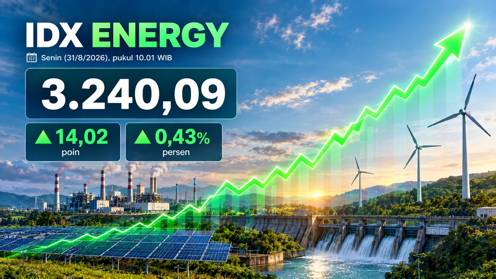 IHSG Terkoreksi 0,34% ke 6.495, IDX Energy Malah Hijau Ditopang Saham Batu Bara