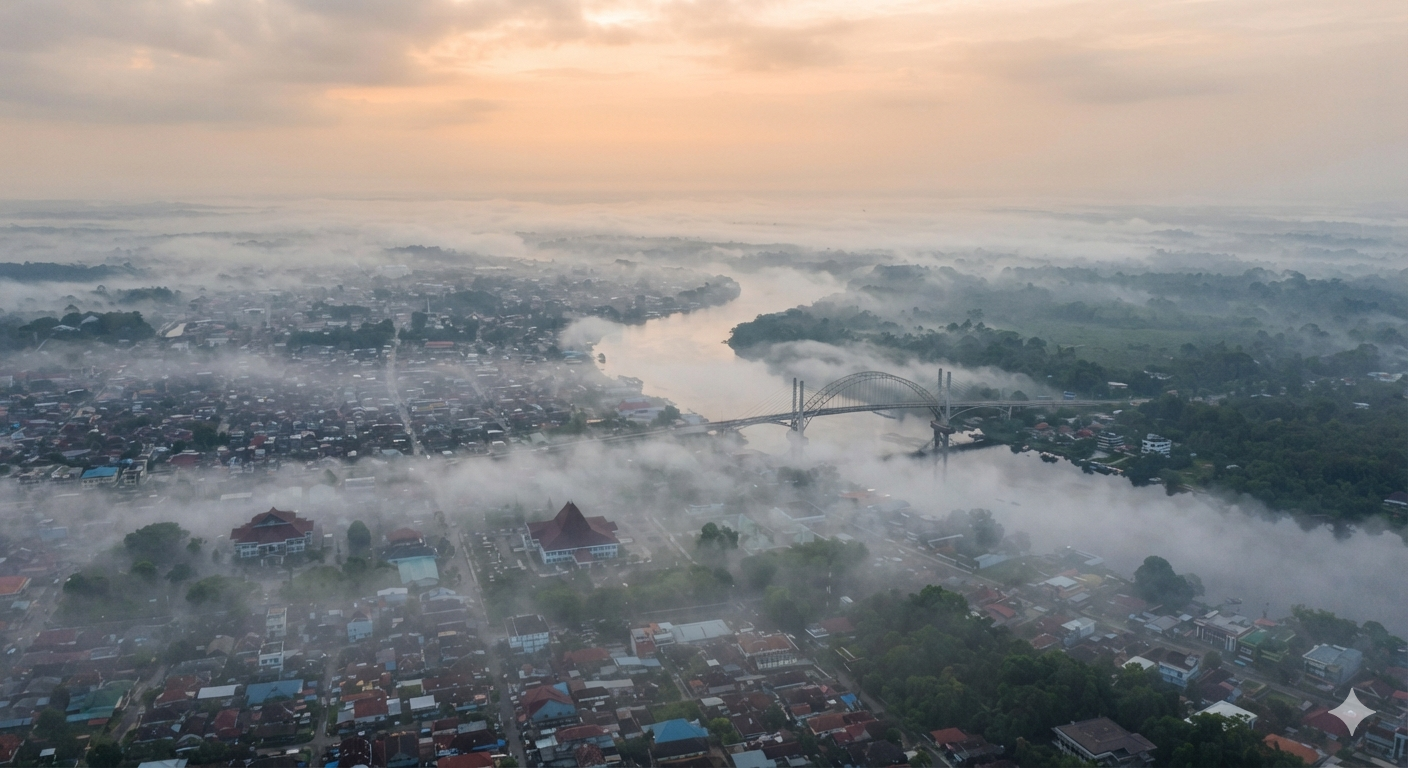 BMKG: 3 Kabupaten di Kalteng Dilanda Kabut Asap Hari Ini, Palangka Raya dan Barito Selatan Terparah
