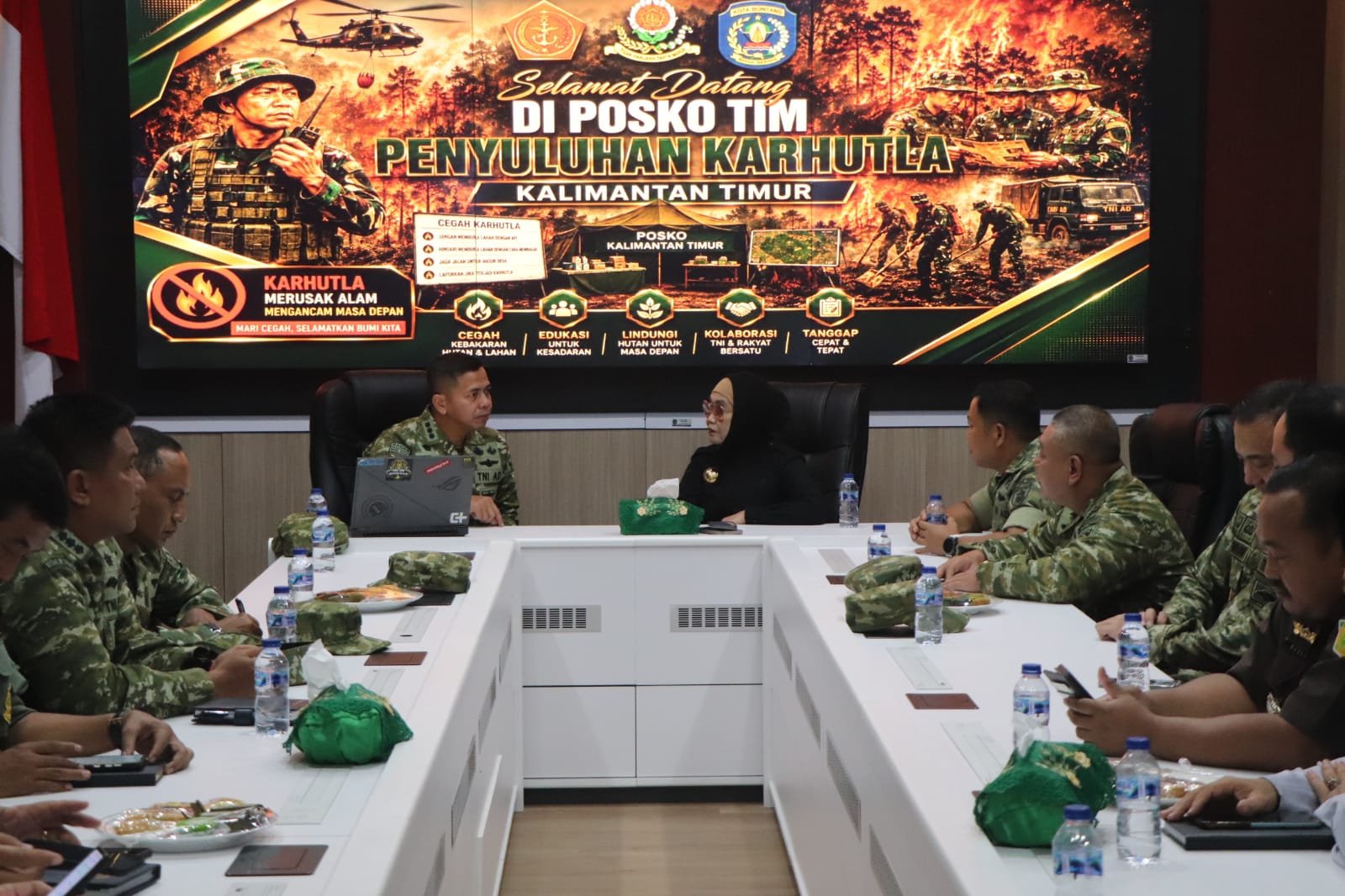 Pasis Sesko TNI Bekali Babinsa di Kaltim Deteksi Dini Titik Api, Koordinasi Jadi Kunci