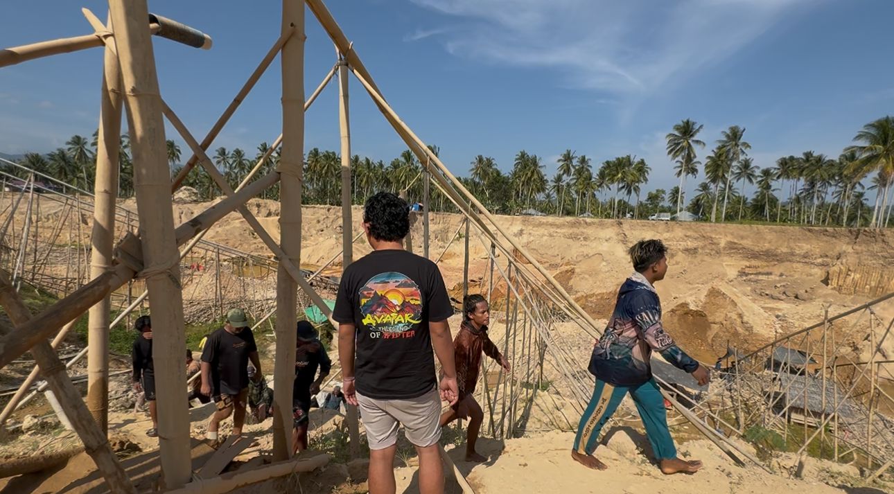 Polda Gorontalo Sita 6 Mesin Dompeng di Tambang Ilegal Tihuo, 8 Saksi Termasuk Kades Diperiksa