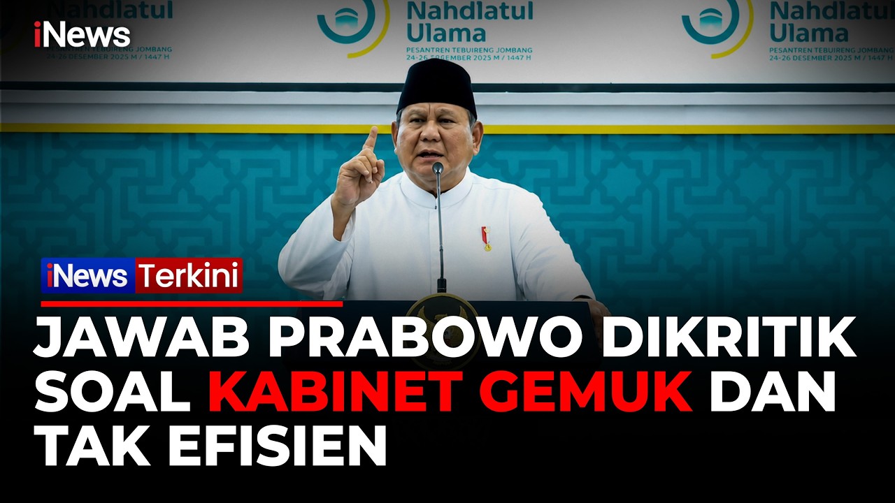 Prabowo Jelaskan Alasan Kabinet Besar: Demokrasi dan Luasnya Indonesia