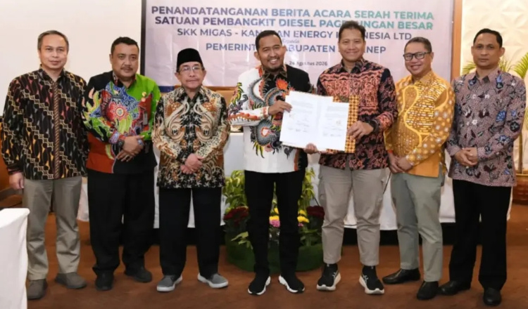 Pemkab Sumenep Terima SPD Pagerungan Besar dari SKK Migas dan KEI