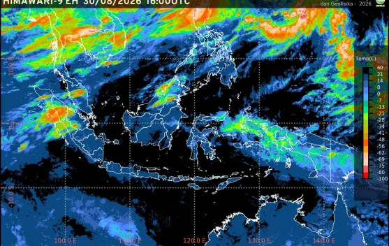 Prakiraan Cuaca BMKG 31 Agustus 2026: Medan dan 4 Ibu Kota Provinsi Sumatera Diguyur Hujan Ringan, Merauke Waspada Petir