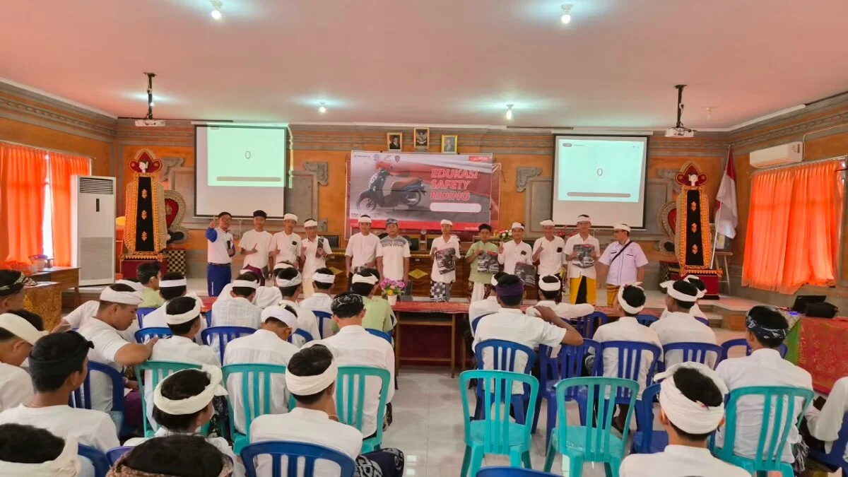 90 Pelajar SMKN 1 Klungkung Dibekali Teknik Safety Riding, Astra Motor Bali Perluas Edukasi ke Daerah Rural