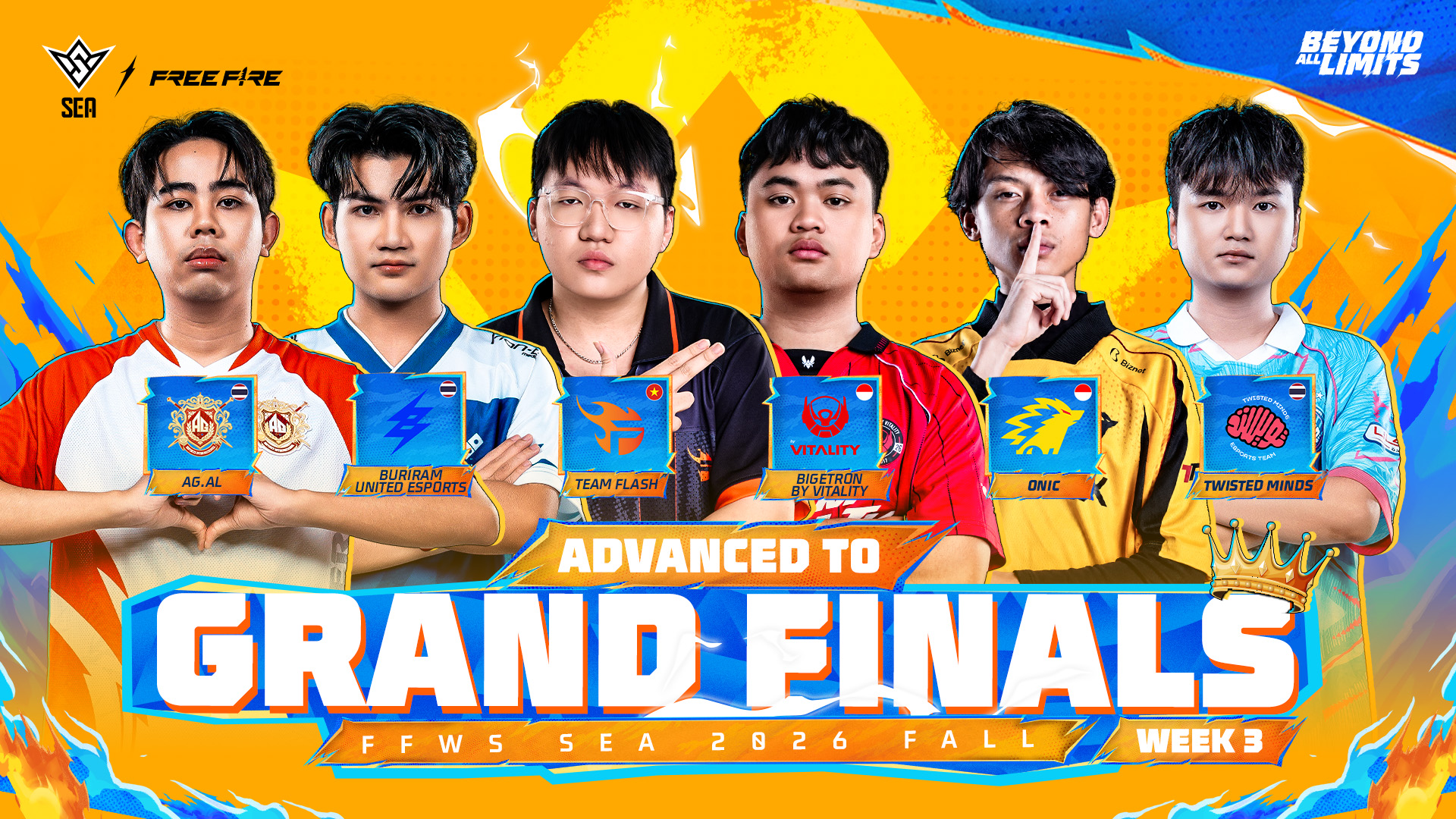 FFWS SEA 2026 Fall: Bigetron dan ONIC Lolos, EVOS Terancam Gugur