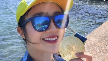 Tuntaskan 42,195 KM, Enam Artis Perempuan Indonesia Tembus Garis Finis Sydney Marathon 2026