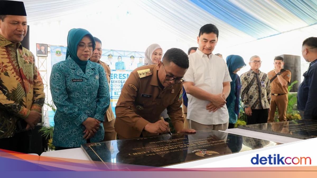 Andra Soni Resmikan 7 Sekolah Baru di Banten, Tambah Daya Tampung 1.356 Siswa untuk Perluas Akses Pendidikan