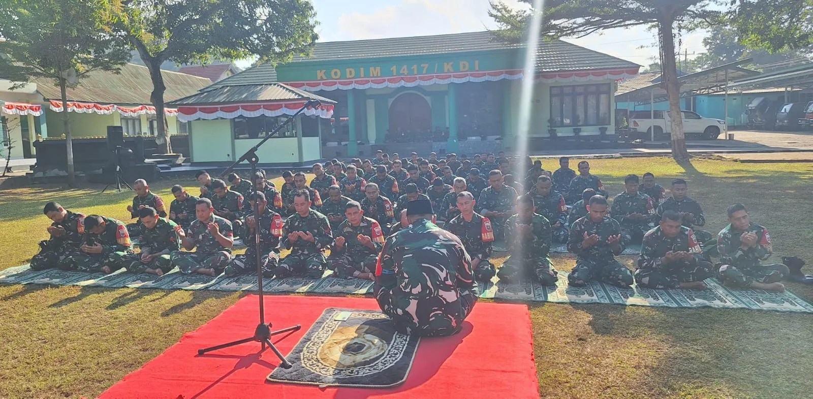 Kodim 1417 Kendari Gelar Sholat Istisqa di Tengah Kemarau Panjang, Patroli Karhutla Diintensifkan