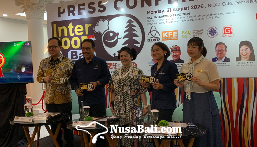 Bali Interfood 2026 Libatkan 110 Peserta dari 8 Negara, Target 15.000 Pengunjung di BNDCC Nusa Dua