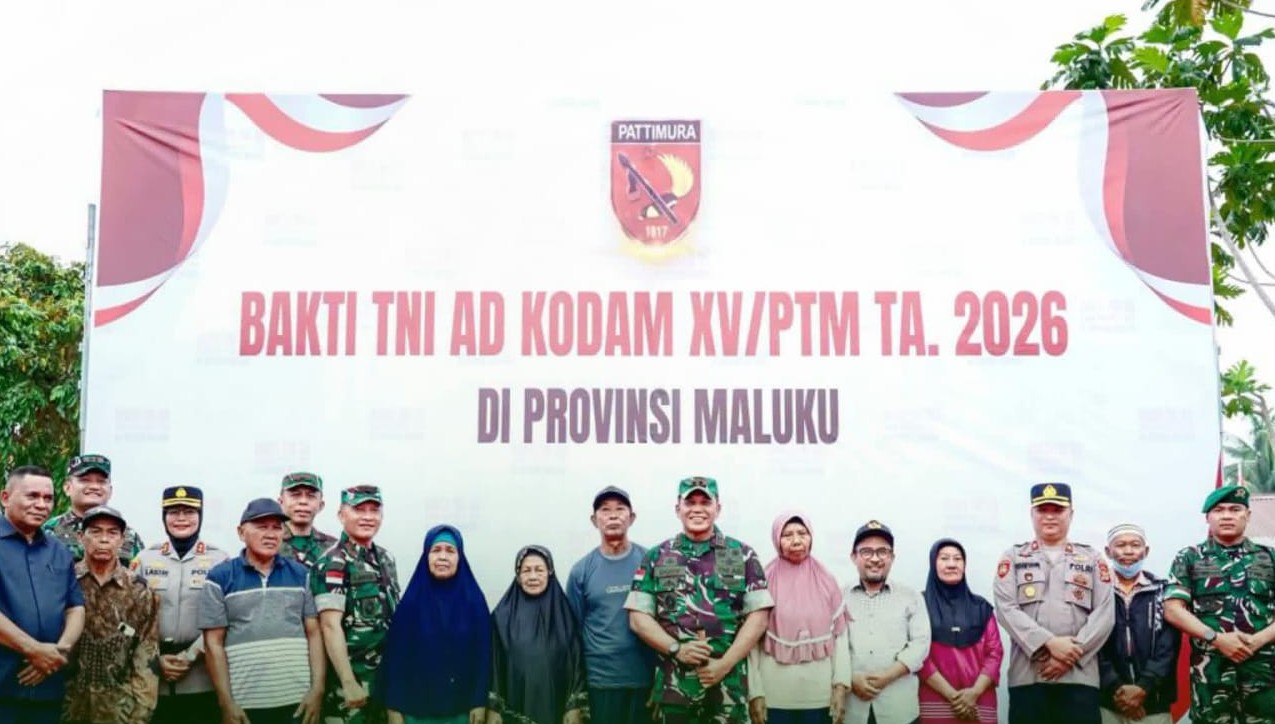 Bakti TNI AD Kodam XV/Pattimura di Buru Resmi Berakhir, Sumur Bor hingga Rumah Layak Huni Diwariskan untuk Warga Parbulu