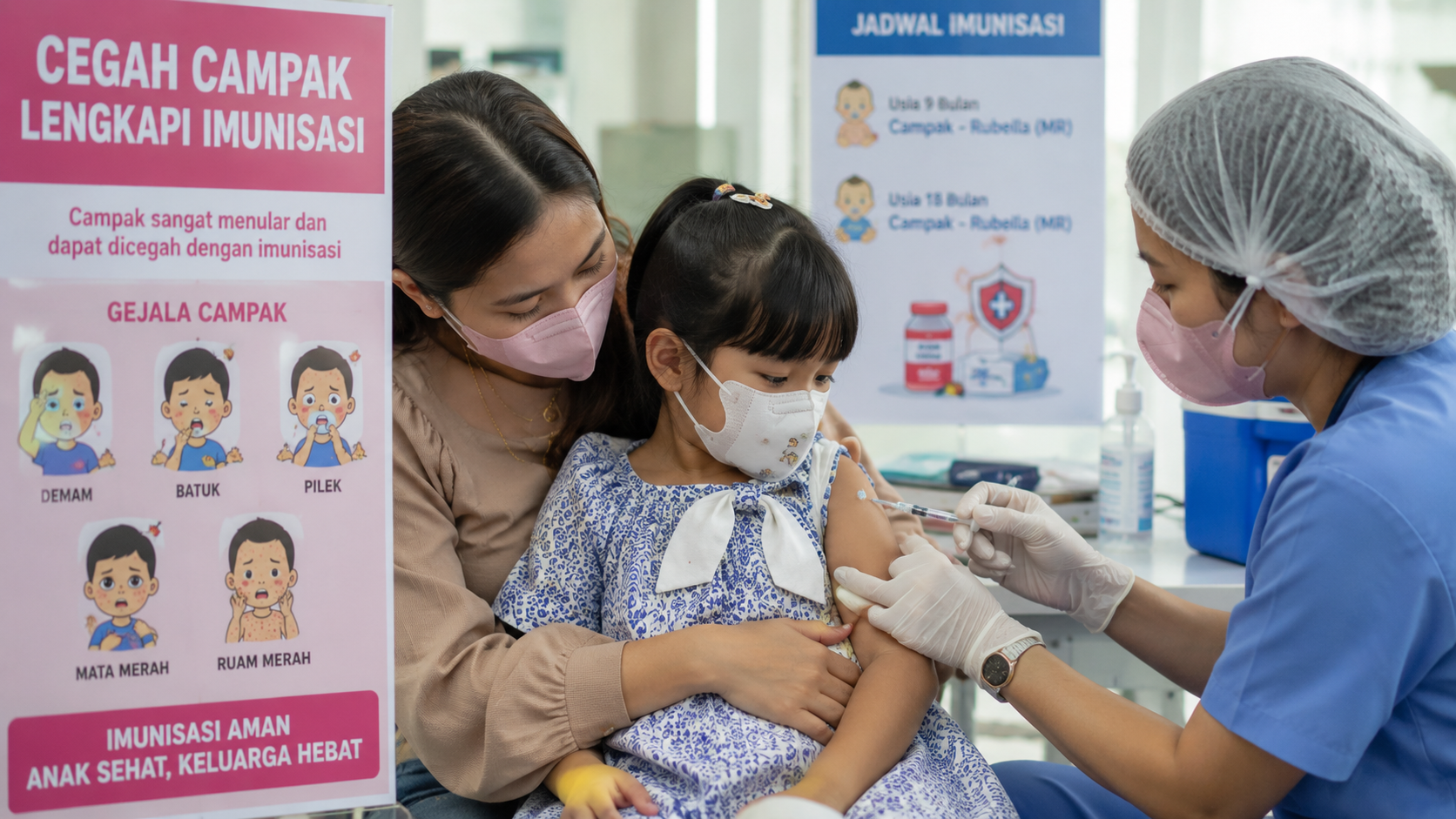 Lonjakan Kasus Campak pada Anak: Kenali Gejala dan Jadwal Imunisasi yang Tepat