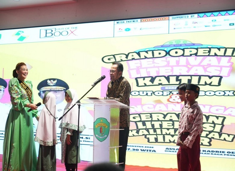 Gubernur Kaltim Rudy Mas'ud: Gerakan Literasi Tak Boleh Berhenti di Acara Seremonial