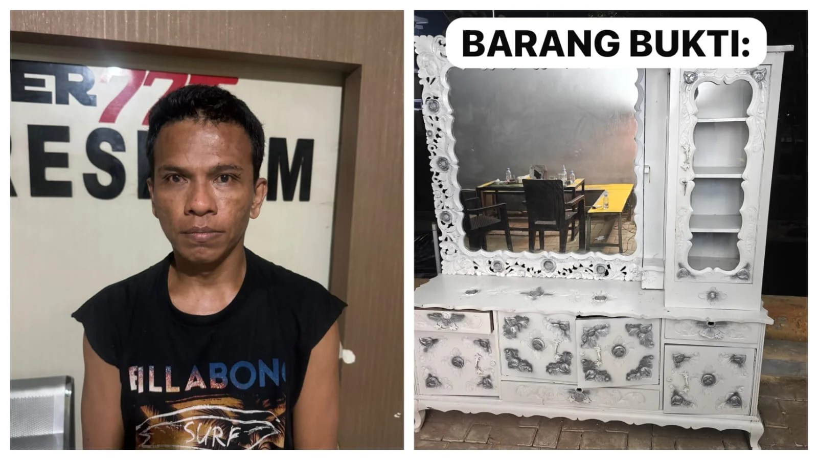 Pelaku Ketiga Pencurian Rumah Kosong di Kendari Ditangkap, Polisi Amankan Meja Jepara hingga AC