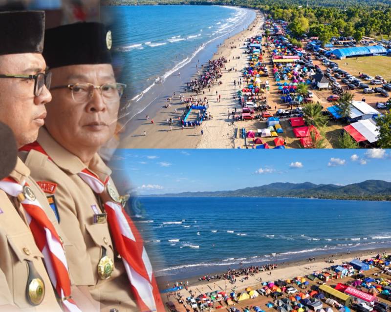 Kwarcab Pramuka Konawe Pilih Tanjung Lalimbue Jadi Lokasi Kemah Tahunan, Bentang Pantai 1,8 Km Siap Digarap