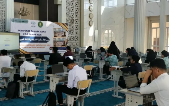 MTs Aqidatunnajin Lingga Kirim Tiga Wakil ke Olimpiade Bahasa Arab ke-9 Tingkat Provinsi Kepri di Batam