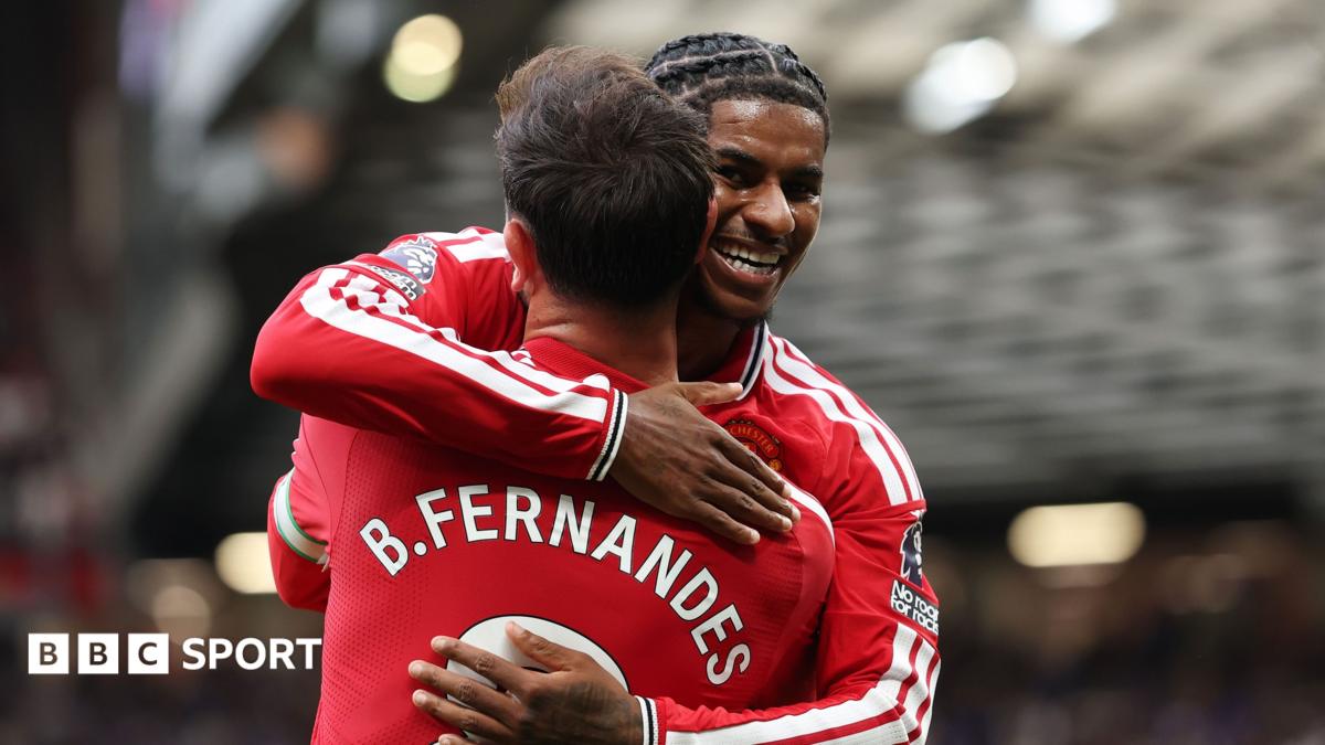 Rating Pemain Manchester United Vs Ipswich: Bruno Fernandes Hat-trick, Rashford Kembali Starter