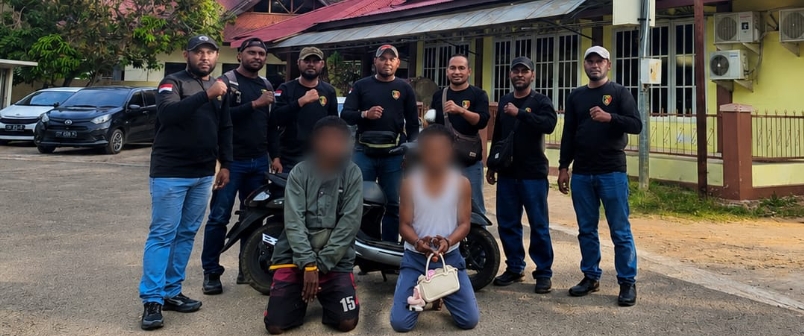 Polres Merauke Tangkap 2 Penjambret di Jalan Seringgu, Satu Berstatus Pelajar dan Ditangkap di Lingkungan Sekolah