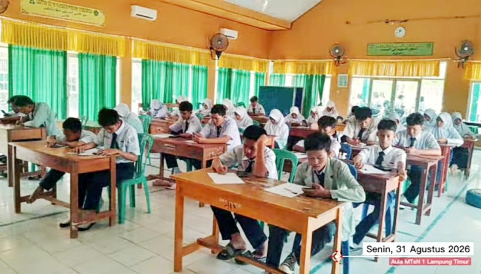 30 Siswa MTsN 1 Lampung Timur Ikuti Try Out OMI ABAK Academy 2026, Sasar Soal Bernalar Tinggi