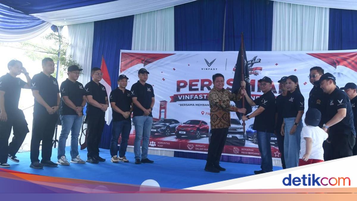 Gubernur Sumsel Herman Deru Resmikan Komunitas VinFast Palembang, Minta Produsen Perbanyak Charger Mobil Listrik